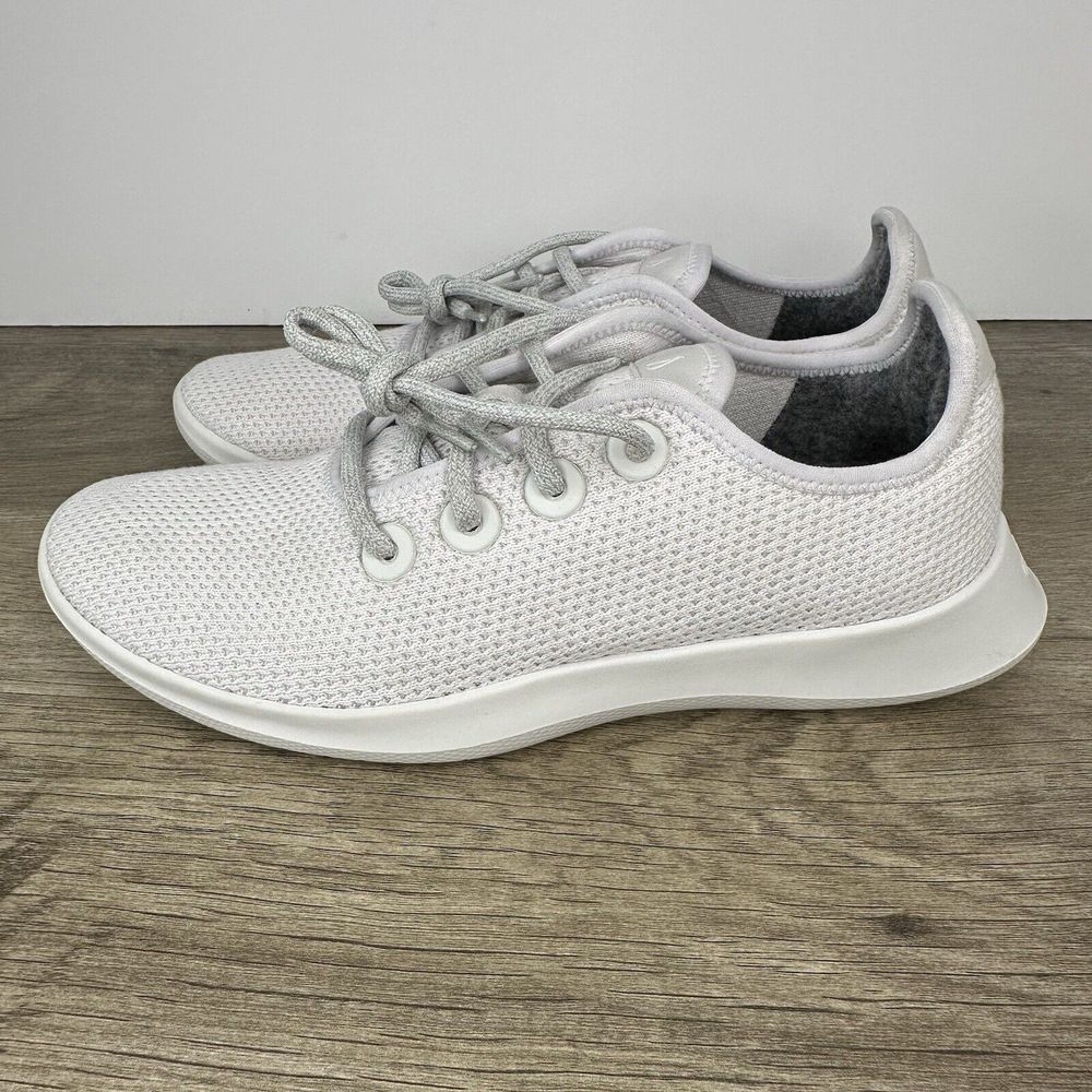 Allbirds Tree Runners White Women Running Sneaker Shoes Size 9